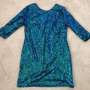 Mermaid sequin dress